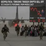 Geopolitical Tensions Trigger Crypto Sell Off As US Evacuates Personnel From Middle East